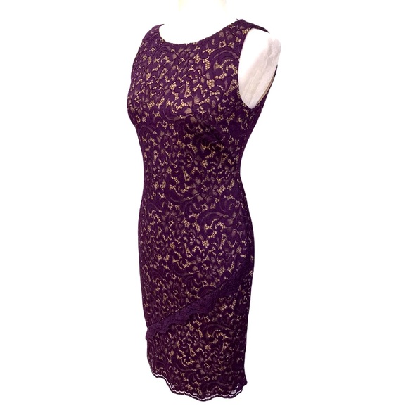 Ralph Lauren Lace Sheath Women’s Dress - 4 Petite - Picture 6 of 17